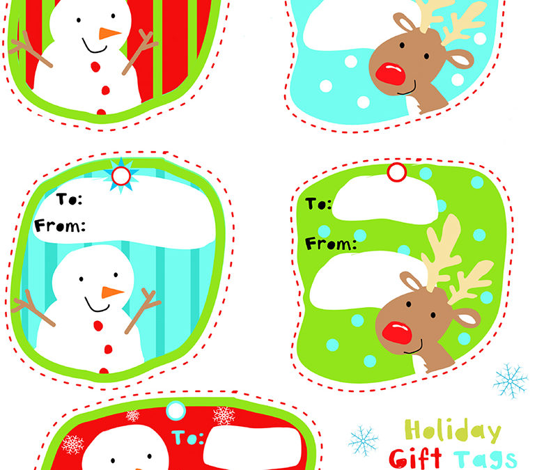 Printable Holiday Gift Tags